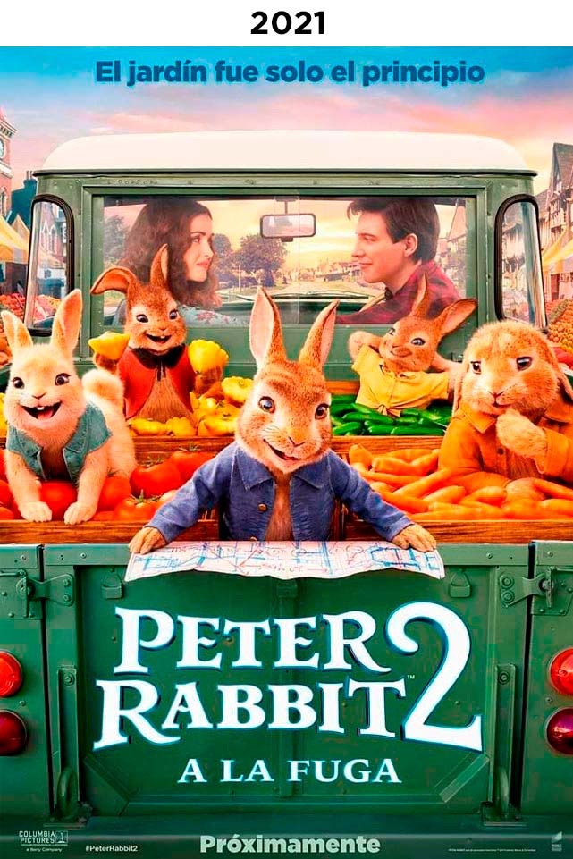 PETER RABBIT CONEJO EN FUGA